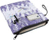 Purple Marble Book Sleeves - Pack of 3 Waterproof Carrying Cases for Hardcover Books, Storage Sleeves for Women Girls