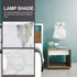 5.90X5.90X5.90 Inch E27 Bulb DOITOOL Fabric Lampshade Linen Drum Replacement Lamp Shade for Table Lamp Bedside Desk