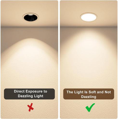 4inch Cabilock Led Light Cover Lampshade Diffuser Replacement Dazzling Proof Ceiling Light Cover Spotlight Lamp Shades