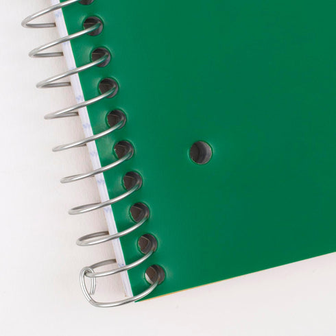 Five Star Spiral Notebook, 5 Subject, 200 Sheets, Wide Ruled, Water Resistant Cover, 8" x 10-1/2", Green