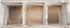 Juvale Rustic-Style Wooden Desk Pencil Holder with 3 Compartments for Office Accessories and Farmhouse Decor