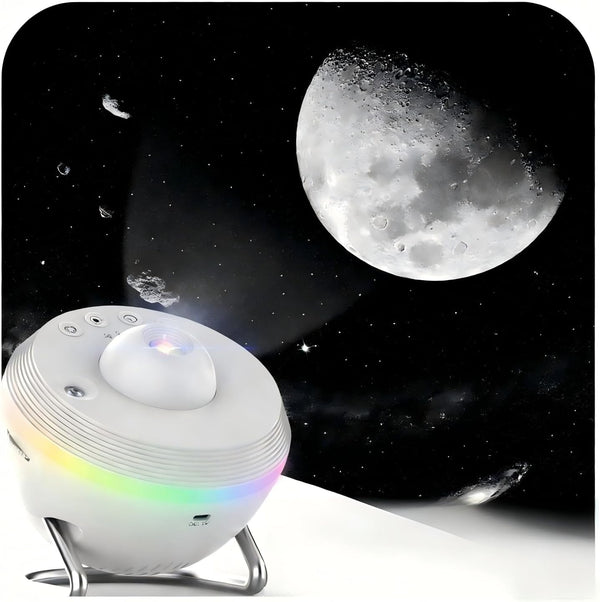 Elec3 Planetarium Star Projector, Meteor Galaxy Projector for Bedroom with 12 Slides Discs,
