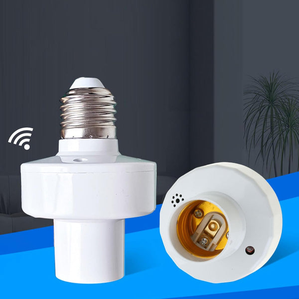 QIEIEI E27 Bulb Socket Motion Sensors Light Holder Motion Sensors Light Socket with Adjustable Delay for Home Garage
