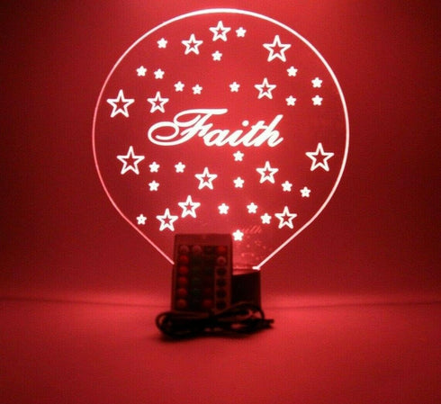 16 Twinkling Stars Twinkle Night Sky Night Light Up Table Desk Lamp LED Personalized Free Engraved, It's Wow
