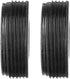 20 Pcs Black Male Thread 16mm OD Diameter Carbon Brush Holder Caps Replacement Parts for Power Tools (16mm)