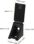 10Pcs 90 17.2x21x21mm uxcell Degree Plastic Corner Braces with Cover Cap, Nylon Shelf Right Angle Brackets with Screws
