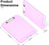 Hongri Clipboard with Storage, Open Nursing Clipboards Foldable Storage, Heavy Duty Clipboards Foldable, Office Supplies, School Supplies, Coaches clipboards for Work, Pale Pink Clip Board Case. by Hongri