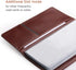 Sooez Leather Professional Business Card Book Holder Organizer - 240 Capacity Credit Card Booklet, PU Name Cards