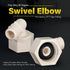 QQTM1212-5 Plastic Poly Alloy 90 Degree Swivel Elbow PEX x FPT Barb Pipe Fitting 1/2'' x 1/2'' White (5 Pack) by Supply Giant