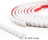 118" 0.59" Trimold x Peel and Stick Unfinished Beaded Trim - Easy to Paint, Flexible DIY Craft Molding for Mirror