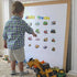 Magnetic Whiteboard Contact Paper - Adhesive Dry Erase Board for Magnet, Peel and Stick Wall Decal for Kids Classroom,