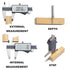 IP54 Grade Digital Caliper DCLR-0805 | 0-8" /200mm, Inch/Metric/Fractions Conversion
