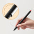 Kaco FIRST Gel Ink Pens, Pack of 2 Cute Stationery Heart Pen Set with 4 Black Refills, Quick Drying, School Supplies
