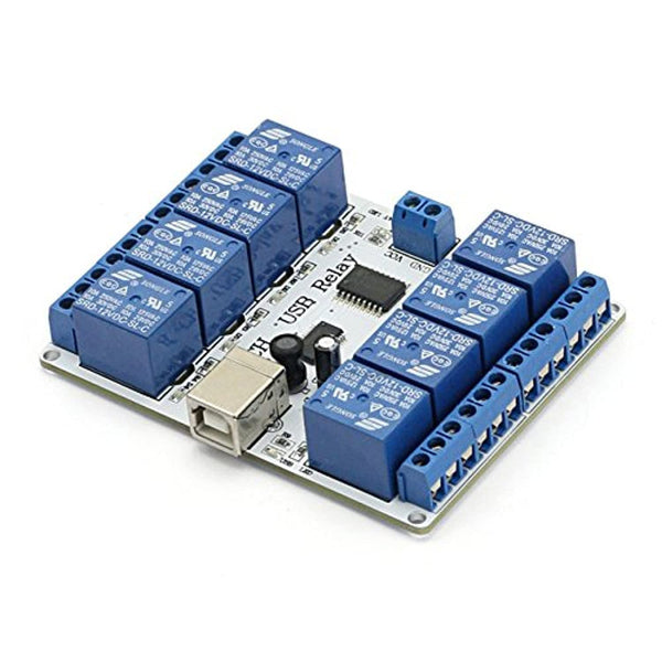 SainSmart USB Eight Channel Relay Board for 12 V Automation