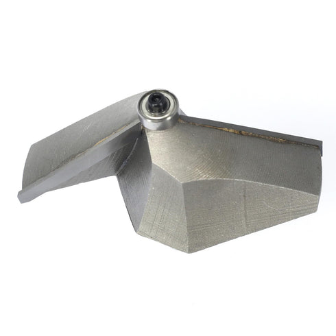 60 Bit,1/2" Shank,1-3/4" Depth,1" Degree Extra Large Chamfer Router Cutting Cutting Length Horse Nose Bevel Bits,Eased
