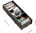 Jadpes Wooden Business Card Case, Innovative Storage Box Holder Pocket for Office Desk Organizer (#02)