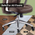 Upgrade 2.5" Chair Caster Replacement Wheel - Heavy Duty Universal Set of 5 for Hardwood Floor and Carpet