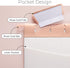 Y YOMA 6 Pack Rose Gold Hanging File Folders with Pocket Letter Size Decorative File Folder Cute Pretty Hanging Folder for Office Home School with 1/5-Cut Adjustable Tabs, Inner Storage Pockets by Y YOMA