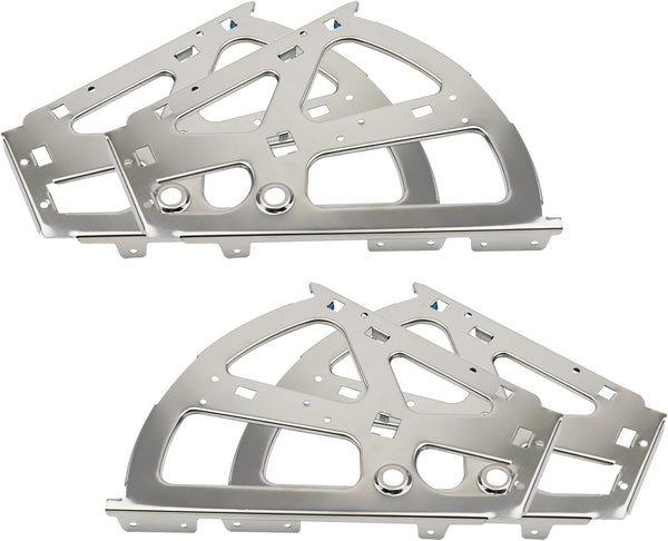 Coshar 4Pcs 2 Layers Shoes Drawer Hinges Stainless Steel Fan Shape Shoe