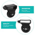 2pcs Leveling Casters Leveling Casters Cart Accessories Telescopic Ladder Wheel Practical Balance Bar Pulley Home