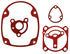 GS1 Aftermarket Gasket Kit fits Hitachi NR83A and NV83A Series Nailers (5 PACK)