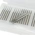 ?????? ???? 30 Pcs Needle Shape Diamond Burr Set, 1/8'' Shank Diamond Mounted Bead Reamer Stone Carving Set for Rotary Tools includes Dremel (Size:1mm,2mm,3mm)