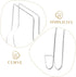 2pcs Closet MAGICLULU Stainless Steel Shoe Display Supports for Shoe Rack Boot Rack Entryway High Heel Supports