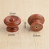 Generic 6PCS Brown-10pcs) Southst Farmhouse Style Wooden Knobs Wood Drawer Shoe Cabinet Bedside Table Knobs Pulls