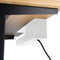 Progressive Automations Under Desk Cable Tray Organizer, Desk Mounted Accessory for Standing Desks in White