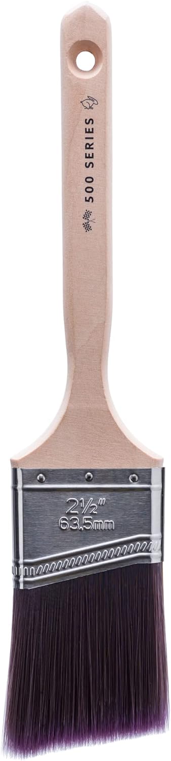 500 Series Poly Blend Firm Angle Sash Paint Brush (2.5 Inch) by Apollo Brush