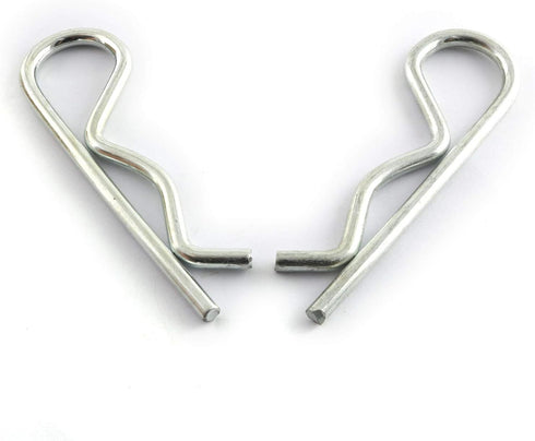 LQ Industrial 2 PCS Stainless Steel R Clips, Spring Retaining Wire Hair Pins, Lynch Cotter M5x100