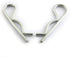 LQ Industrial 2 PCS Stainless Steel R Clips, Spring Retaining Wire Hair Pins, Lynch Cotter M5x100