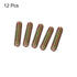 uxcell 12pcs Fully Threaded Rods 1/4x1" Carbon Steel All Thread Studs for Furniture Garden Railing Assembly