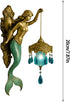 Generic 8Inch (1) Mermaid Wall Lamp, Vintage Wall Sconce, Ocean-Themed Bronze Fixture, Vintage Style Bedroom Hotel