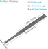 Pneumatic Air Metal File Set, 0.2" Shank Diameter 5" Total Length, Coarse Tooth Polishing Rasps Flat Files - (Applications: for Metal Polishing)
