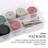 Swpeet 52Pcs Polishing Wheels Kit - 40Pcs Mixed Colors Silicone Rubber Polishing Wheels + 12 Mandrel Shank for Rotary