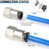 TAILONZ PNEUMATIC Female Straight 12mm Tube OD x 1/4 Inch NPT Thread Push to Connect Fittings PCF12-N2 (Pack of 5)