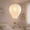 Hot Air Balloon Hanging Lampshade, Handmade Faux Linen Decorative Pendant Shade for