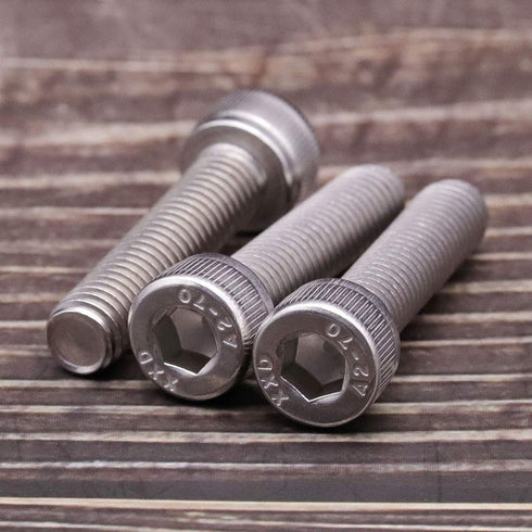 M5-0.8 x 16mm Socket Head Cap Screws Bolts, 304 Stainless Steel, 50 PCS, Allen Socket Hex Drive