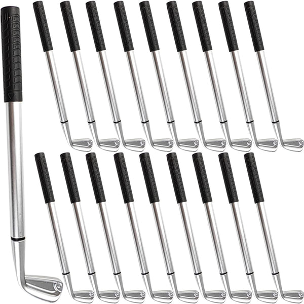 TIHOOD 25PCS Golf Ballpoint Pen, Funny Sports Golfing Club Props, Black Gel Ink for Office Dad