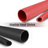 2 Pack 1/2'' Heat Shrink Tube, 3:1 Adhesive-Lined Tubing, Black & RED, 4Ft
