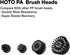 16 HOTO PCS Replacement Brush Heads for Wand Grout Brush, Suitable Electric Scrubber Only, Cordless Spin Scrubber