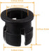 BOJACK 100 Pieces Black Plastic 5mm LED Holder, LED Bezel Holder for Light Emitting Diode Mounting