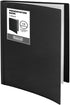 Dunwell Presentation Binder, 12-Pocket Portfolio Binder with Plastic Sleeves, Displays 24 Pages (Black)