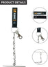 KUNN Electrical Tape Holder, Dual-Use Tape Thong, Enhanced Fast Tape Holder Chain for Tool Belt with Keyring, Snap Loop