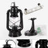 Vintage-Style Black Wall Lantern - Rustic Outdoor Sconce Light