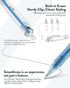 Four Candies 3PCS Clear Mechanical Pencils Set, 0.7mm Pastel Pencils with 360PCS HB Lead Refills