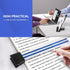 Desktop Document Holder Stand with 7 Adjustable Positions, Black Metal File Organizer Management Copyholder for Typing Speech Reading A4 Letter Music Book Tablet Office, with Paper Clip and Line Guide by OSPNIEEK