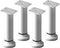 HJYCLFAZU Pack of 4 Furniture feet, Adjustable Table Legs, Cabinet Base Replacement Support