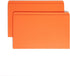 Smead File Folder, Legal Size, Orange, Reinforced Straight-Cut Tab, 100 per Box (17510)